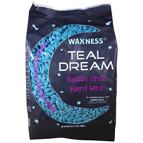 Waxness Teal Dream Hard Wax 2.2 lb Rosin-Free Italy Made