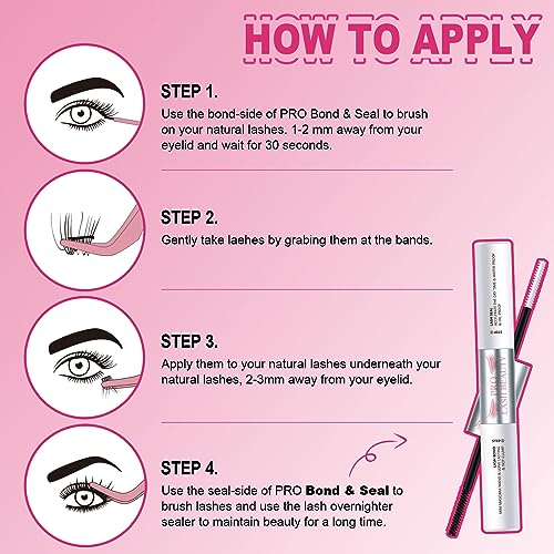 Lash Extension Kit 280Pcs Individual Lashes with Various Styles for DIY - Image 93