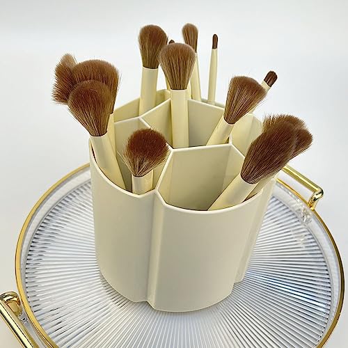 Ezebesta 6 Compartment Makeup Brush Holder Organizer 360 Rotating - Image 5