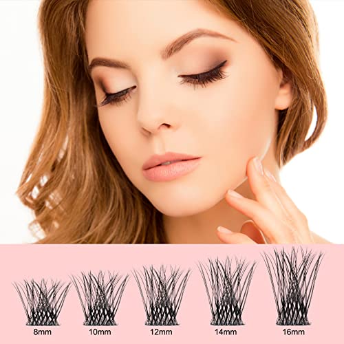 QUEWEL Lash Extension Kit, Clusters Bond & Seal, Applicator Tool, Glue Remover, Natural Look (FDD-H01-kit) - Image 71
