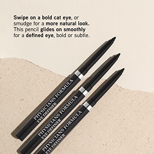 Physicians Formula Eye Definer Automatic Eye Pencil, Ultra Black, Waterproof, 0.01 Ounce - Image 2