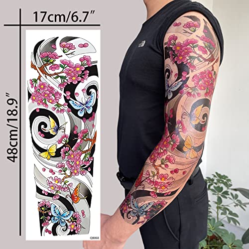 Arm Temporary Tattoos For Men Women(12 SHEETS) - Image 2