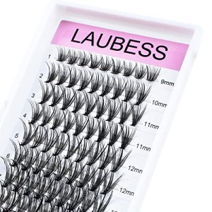 Cluster Lashes 240pcs 20D 40D Mixed Tray D Curl Faux Mink Lash Extensions Black