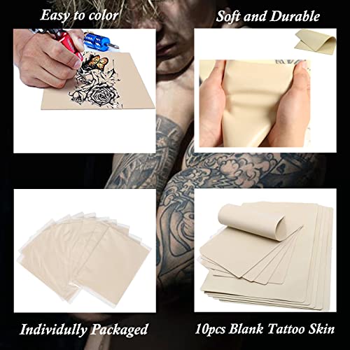 3mm Tattoo Skin Practice - Urknall 5pcs 12x8" Large & Thick Soft Silicone Tattoo Skins - Image 9