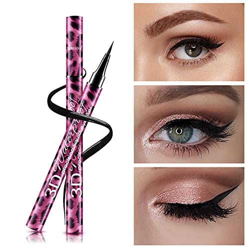 Joyeee 4D Silk Fiber Mascara & Liquid Eyeliner Set, Waterproof, Long-Lasting, Smudge-Proof, Black, Easy to Use - Image 12