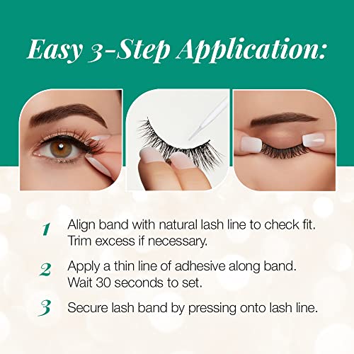 Ardell Eco Lashes 450, Black - Sustainable, Reusable Packaging - Image 3