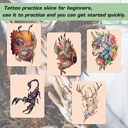 Rayyl Tattoo Practice Skin with Transfer Paper 20PCS - Image 7