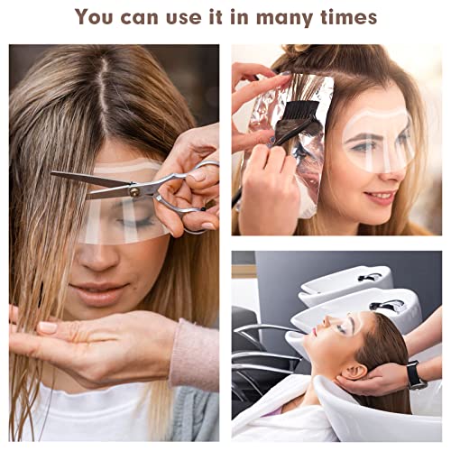 Disposable Shower Face Shield, Clear Eyelash Shield for Makeup, Salon Supplies, 50 Pcs - Image 3
