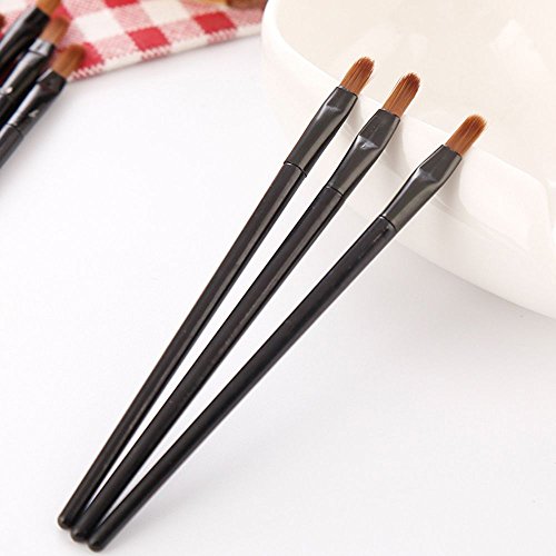 ISKYBOB Black Disposable Lip Brushes 50-Pack Lipstick Gloss Wands Applicator - Image 2