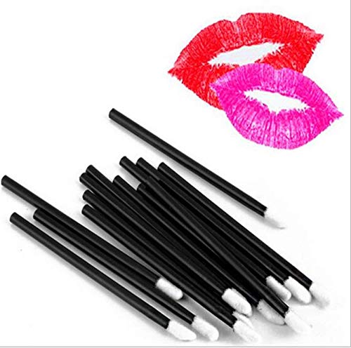 100pcs Disposable Eyelash Mascara Brushes + 100pcs Disposable Lip Brushes - Image 2