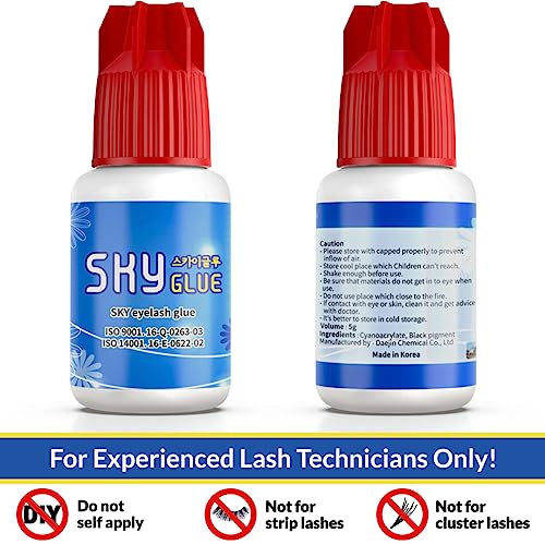 Sky Glue S+ | Super Strong Lash Extension Adhesive | Fast Drying 7+ Week Retention - Image 2