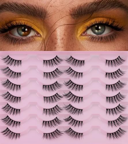 EMEDA 10 Pairs 3D False Eyelashes Natural Look Lightweight Reusable - Image 43