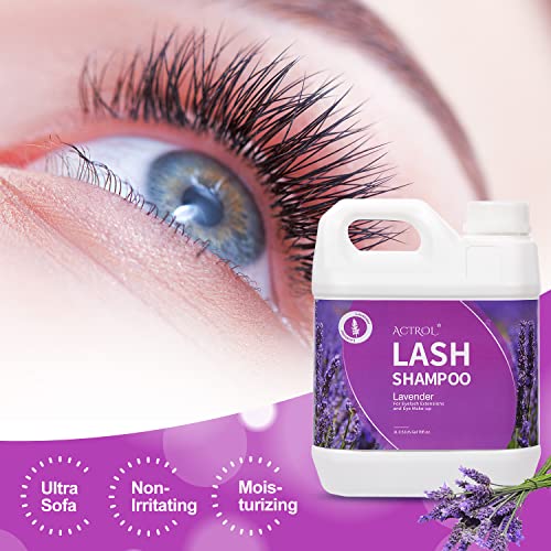 Eyelash Extension Cleanser 60ML Natural Lash Extension Shampoo Unscented Professional Eyelid Foaming Cleanser Paraben & Sulfate Free - Image 6