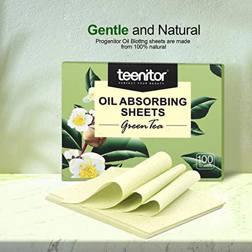 Natural Green Tea Oil Control Film 800 Ct, Gentle & Effective, Prevents Blackheads - Image 2