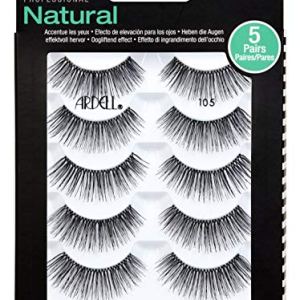 "5 Pack #105 Lashes Ardell - Safe and Easy to Use, Natural Look, Lightweight"