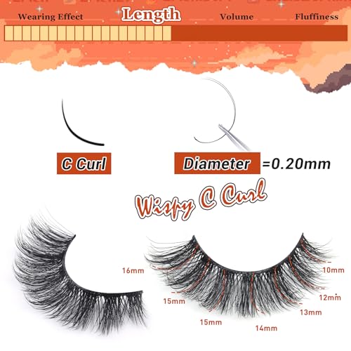 Fluffy Mink Eyelashes 8D 20mm C Curl Pack 10 Pairs Wispy Full Reusable - Image 10