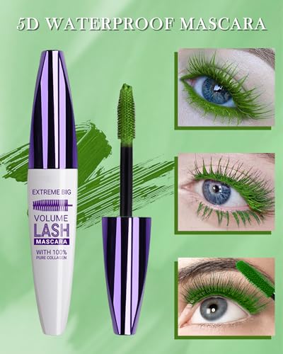 5D Silk Fiber Mascara Brown Waterproof 10ml - Image 6