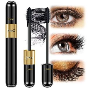 DRMODE 4D Silk Fiber Waterproof Mascara Black Volume Lengthening Curling