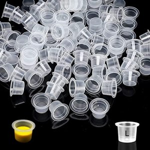 Anghie Small Tattoo Ink Cups Disposable Cups #8 for Makeup Supplies