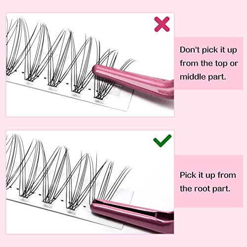 Lash Extension Kit 280Pcs Individual Lashes with Various Styles for DIY - Image 86