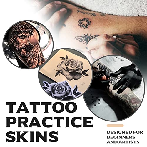 Tattoo Practice Skins - Yangna 10Pcs Double Sides 7.4x5.6" Microblading Eyebrow Blank - Image 5