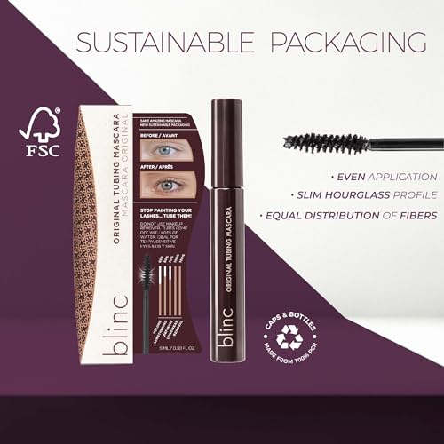 Blinc Tubing Mascara Original Dark Brown 6g - Water-Resistant, Longwear - Image 3