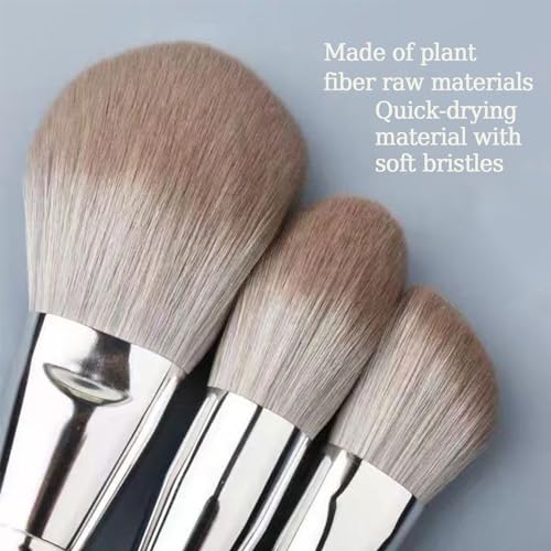 Makeup Brushes Sets with Cylinder Box, Professional Makeup Brush Set Synthetic Cosmetics Foundation Powder Concealers Blending Eye Face Kabuki - Image 2