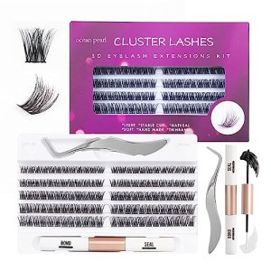 DIY Eyelash Extension Cluster Lashes 10-16mm C/D Curl - OP01 Ocean Pearl