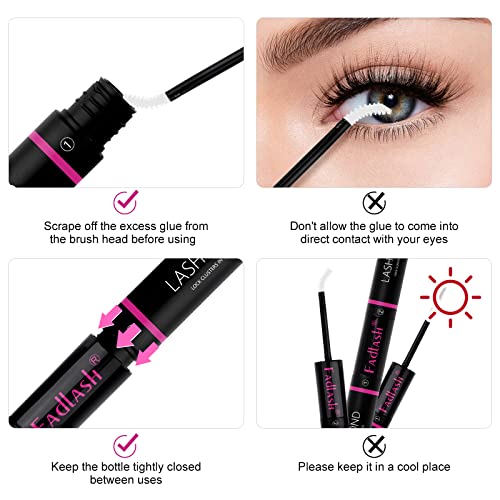 FADLASH Cluster Lash Glue Remover 5 ML for Cluster Individual Lashes - Image 51