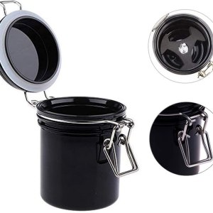 Eyelash Glue Storage Tank, Activated Carbon, Leak-Proof, Large Size, Black