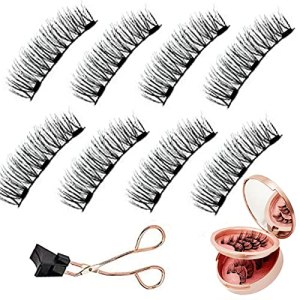 Magnetic Eyelashes Dual Magnetic Lashes Natural Look 3 Magnets No Glue Needed