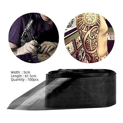 Tattoo Clip Cord Covers Disposable Tattoo Clip Cord Bags Blue 100pcs - Image 2