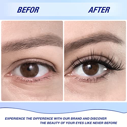 DIY Lash Extension Kit, Akxsinka Individual Lashes Kit with Applicator Tool, Lash Bond & Seal Glue, Super Thinband Cluster Lashes Starter Kit (Natural, C Curl, Level2) - Image 3