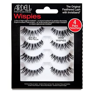Ardell Multipack Demi Wispies Fake Eyelashes 4 Pair - Handmade, Soft, Reusable