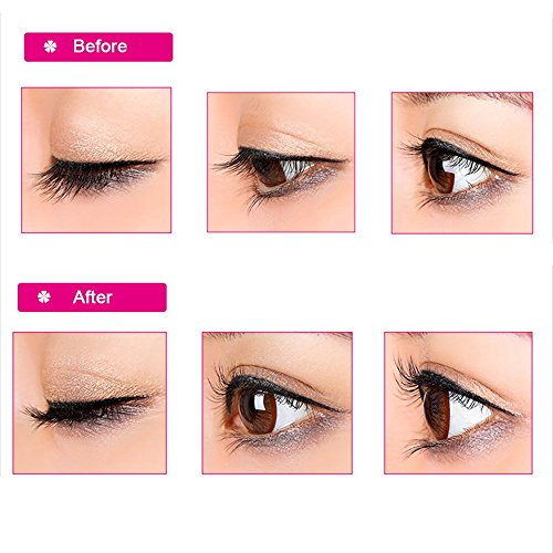 Eyelash Curler Stainless Steel with Brush Mascara Muffle False Eyelashes Accessory Pinkiou Pinkiou 1 Count - Image 2