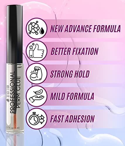 Stacy Lash Perm Glue 0.17 fl.oz. Water-Soluble Eyelash Adhesive - Image 2