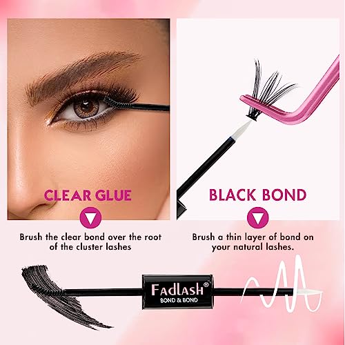 FADLASH Cluster Lash Glue Remover 5 ML for Cluster Individual Lashes - Image 42