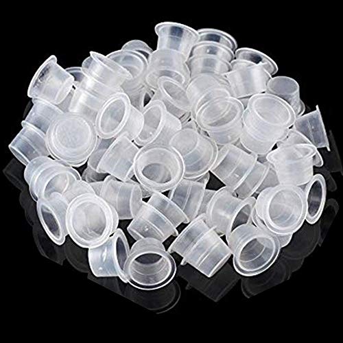 Wormhole Tattoo Ink Cap Cups - Plastic Microblading Pigment Accessories - Image 4