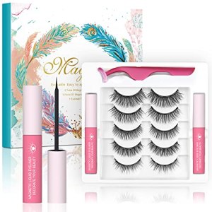 Magnetic Eyelashes with Eyeliner - Reusable Faux Cils Magnetique