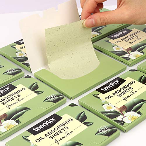 Natural Green Tea Oil Control Film 800 Ct, Gentle & Effective, Prevents Blackheads - Image 4