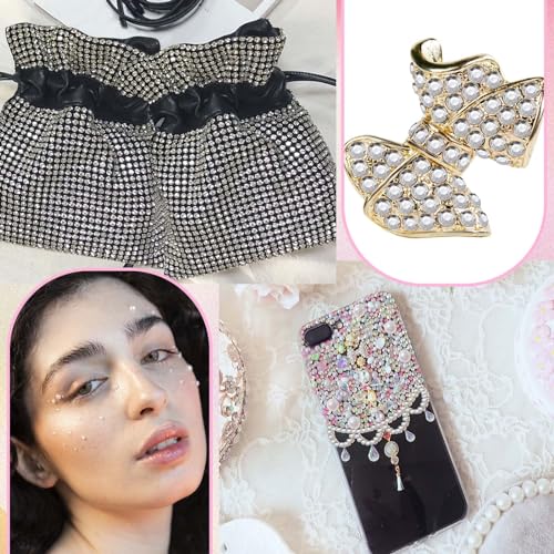Face Gems Stickers Self-Adhesive Rhinestones DIY Craft for Festival Party - Image 3