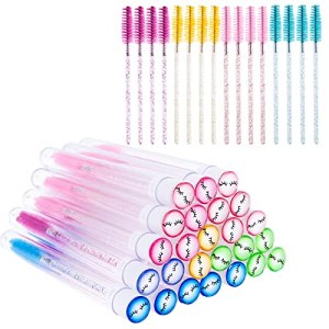 Eyelash Brush Set - Reusable, Crystal, 110pcs