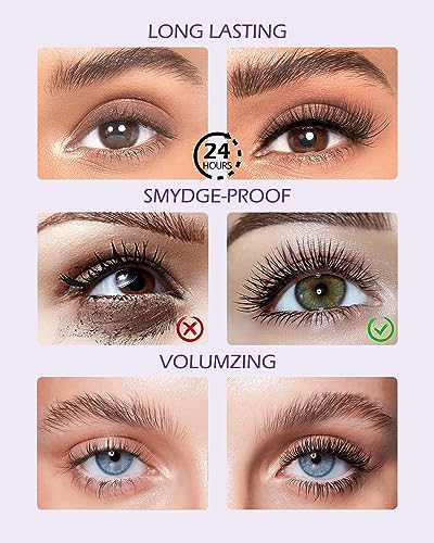 5D Silk Fiber Mascara Brown Waterproof 10ml - Image 3