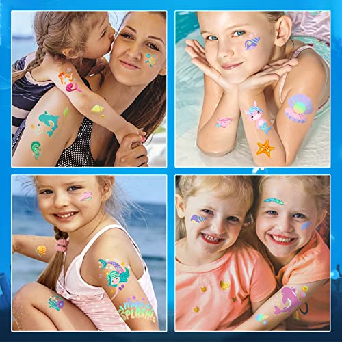 Ocean Animals Temporary Tattoo for Kids Sea-76 Cute Fish Dolphin Waterproof Stickers - Image 7