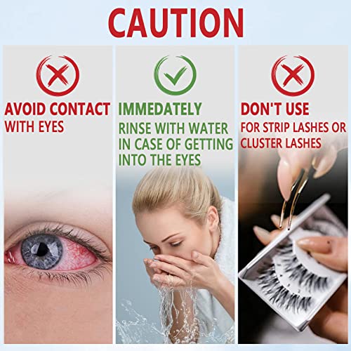 Lomansa Lash Lift Glue 2pcs, Eyelash Lifting Adhesive Perming Rod Strong Fix Glue for Lashes and Brows Curl 0.16 Fl Oz (Pack of 2) - Image 4