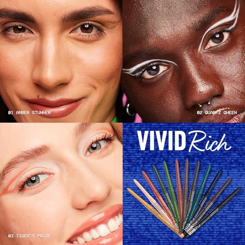 NYX Professional Makeup Vivid Rich Mechanical Pencil Eyeliner Vegan Truffle Diamond Brown - Image 4