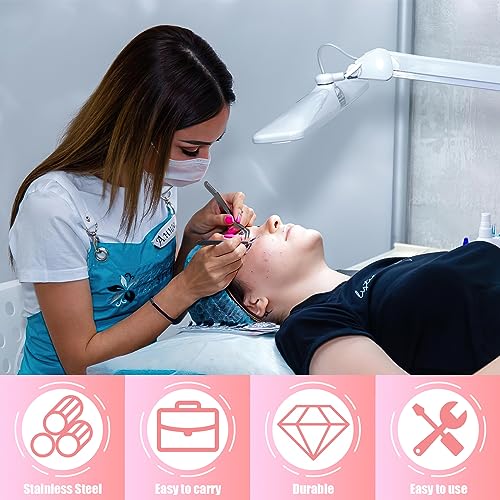 Eyelash Applicator Tool, 3 Pcs Stainless Steel Lash Tweezers, for Girls, Women, Makeup Artists (Black) - Image 13