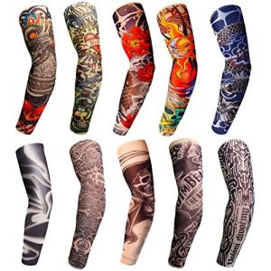 UV Sun Arm Protective Sleeves for Running Cycling, Colorful Designs