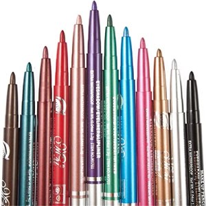 Colorful Eyebrow Pencil Eyeliner Lip Liner Makeup Set Kit - 12 PCS