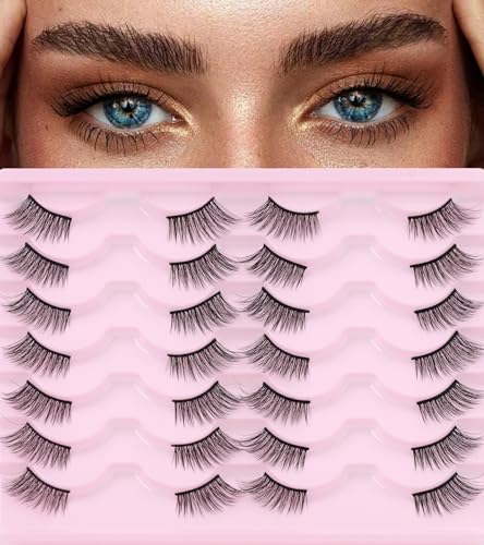 EMEDA 10 Pairs 3D False Eyelashes Natural Look Lightweight Reusable - Image 18